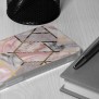 Husa pentru iPhone 13 mini - Techsuit Marble Series - Pink Hex