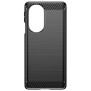 Husa pentru Motorola Edge 30 Pro - Techsuit Carbon Silicone - Black