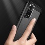 Husa pentru Xiaomi Redmi Note 11 / Note 11S - Techsuit Carbon Silicone - Black