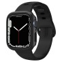 Husa pentru Apple Watch 7 / 8 / 9 (45mm) - Spigen Thin Fit - Black