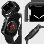 Husa pentru Apple Watch 7 / 8 / 9 (45mm) - Spigen Thin Fit - Black