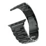 Curea pentru Apple Watch 1/2/3/4/5/6/7/8/9/SE/SE 2 (38/40/41mm) - Techsuit Watchband (W036) - Black