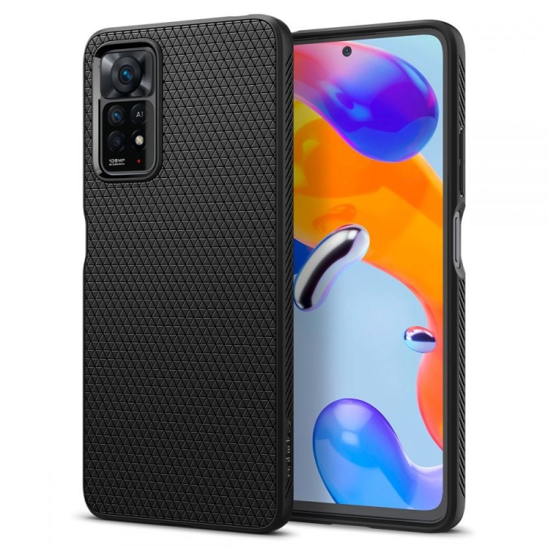 Husa pentru Xiaomi Redmi Note 11 Pro 4G / Note 11 Pro 5G / Note 12 Pro 4G - Spigen Liquid Air - Matte Black