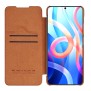 Husa pentru Xiaomi Redmi Note 11 / Note 11S - Nillkin QIN Leather Case - Brown