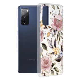 Husa pentru Samsung Galaxy S20 FE / S20 FE 5G - Techsuit Marble Series - Chloe White