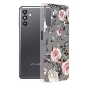Husa pentru Samsung Galaxy A13 5G / A04s - Techsuit Marble Series - Bloom of Ruth Gray