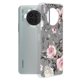 Husa pentru Huawei nova 8i / Honor 50 Lite - Techsuit Marble Series - Bloom of Ruth Gray