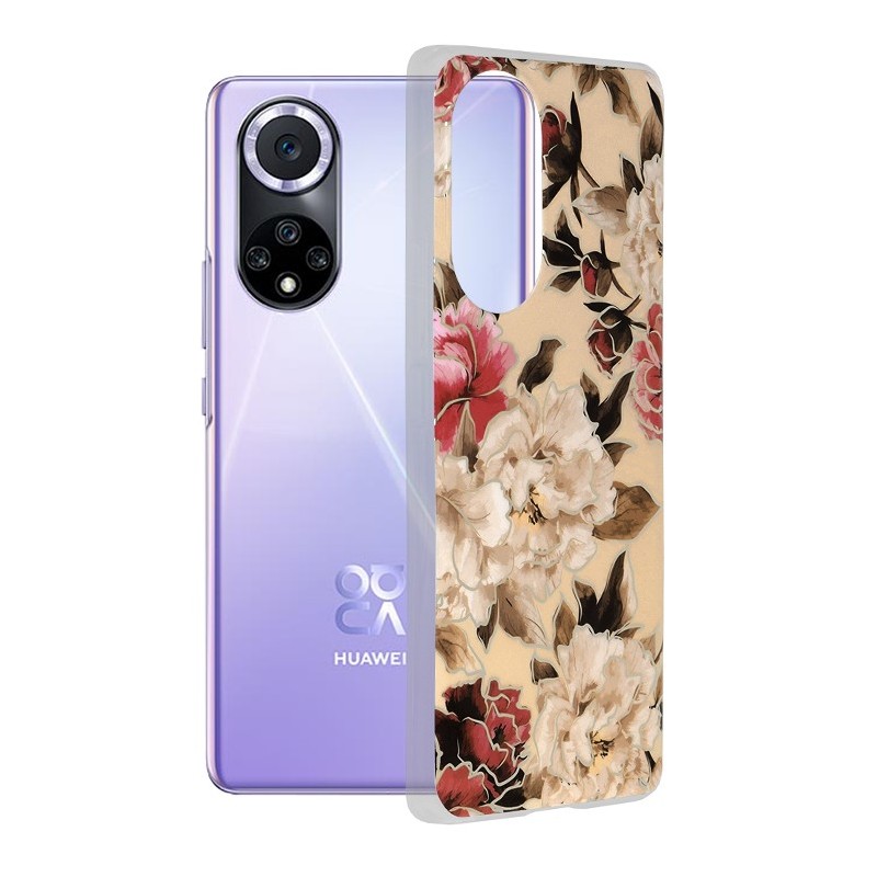 Husa pentru Huawei nova 9 / Honor 50 - Techsuit Marble Series - Mary Berry Nude