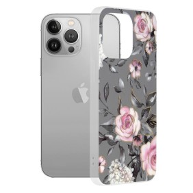 Husa pentru iPhone 13 Pro - Techsuit Marble Series - Bloom of Ruth Gray