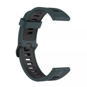 Curea pentru Samsung Galaxy Watch 4/5/Active 2, Huawei Watch GT 3 (42mm)/GT 3 Pro (43mm) - Techsuit Watchband 20mm (W002) - Green
