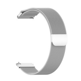 Curea pentru Samsung Galaxy Watch 4/5/Active 2, Huawei Watch GT 3 (42mm)/GT 3 Pro (43mm) - Techsuit Watchband 20mm (W009) - Silver