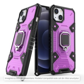Husa pentru Samsung Galaxy A13 5G - Techsuit Honeycomb Armor - Rose-Violet