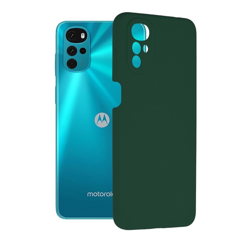 Husa pentru Motorola Moto G22 - Techsuit Soft Edge Silicone - Dark Green