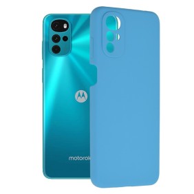 Husa pentru Motorola Moto G22 - Techsuit Soft Edge Silicone - Denim Blue