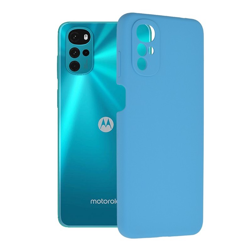 Husa pentru Motorola Moto G22 - Techsuit Soft Edge Silicone - Denim Blue