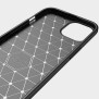 Husa pentru iPhone 14 Pro - Techsuit Carbon Silicone - Black