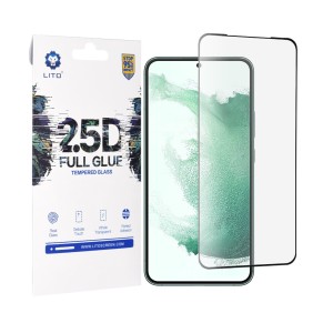 Folie pentru Samsung Galaxy S22 Plus 5G / S23 Plus - Lito 2.5D FullGlue Super Thin Glass - Black