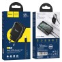 Incarcator Priza 2xUSB-A, 10W, 2.1A + Cablu Lightning - Hoco (N7 Speedy) - Black