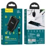 Incarcator Priza 2xUSB-A, Q.C 3.0, 18W, 3.0A + Cablu Micro-USB 1m - Hoco (N6 Charmer) - Black