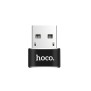 Adaptor OTG Type-C la USB-A 480Mbps - Hoco (UA6) - Black