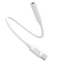 Cablu Audio Adaptor Type-C la Jack - Hoco (LS30) - White