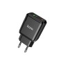 Incarcator Priza USB-A, Type-C, Q.C 3.0, PD 20W, 3A - Hoco Favor (N5) - Black