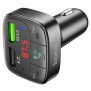 Incarcator Auto cu Modulator FM 2xUSB-A, QC 3.0, 18W, 3.1A - Hoco Promise (E59) - Black