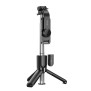 Selfie Stick Tripod Bluetooth, 60cm - Hoco Tripod Mount Figure (K17) - Black