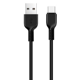 Cablu de Date USB-A la Type-C 10W, 3A, 1m - Hoco Flash (X20) - Black