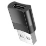 Adaptor OTG USB la Type-C 2A - Hoco (UA17) - Black