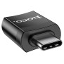 Adaptor OTG Type-C la USB-A 2A - Hoco (UA17) - Black