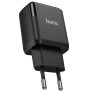 Incarcator Priza 2xUSB-A, 10W, 2.1A - Hoco Speedy (N7) - Black