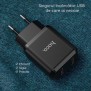 Incarcator Priza 2xUSB-A, 10W, 2.1A - Hoco Speedy (N7) - Black