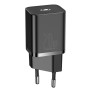 Incarcator Priza Type-C PD20W + Cablu Lightning - Baseus Super Si (TZCCSUP-B01) - Black