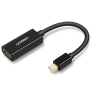 Convertor Mini DP la HDMI 1060P@60Hz, 25cm - Ugreen (10461) - Black