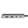 Hub Type-C la 2xUSB, 2xType-C, 10Gbps - Ugreen (30758) - Gray