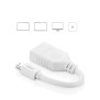 Convertor Mini DisplayPort la DisplayPort 4k@2k, 15cm - Ugreen (10445) - White