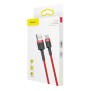 Cablu de Date USB Type-C, 3A, 0.5m - Baseus Cafule (CATKLF-A09) - Red