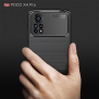 Husa pentru Xiaomi Poco X4 Pro 5G - Techsuit Carbon Silicone - Black