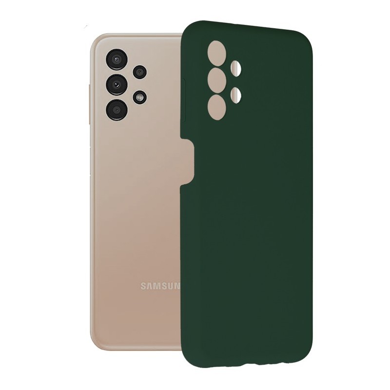 Husa pentru Samsung Galaxy A13 4G - Techsuit Soft Edge Silicone - Dark Green