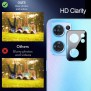 Folie Camera pentru Oppo Reno7 5G / Find X5 Lite 5G - Mocolo Silk HD PRO Camera Glass - Black