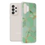 Husa pentru Samsung Galaxy A13 4G - Techsuit Marble Series - Green Hex