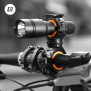Suport Lanterna Bicicleta - RockBros 360 Angle Rotation (DJ1001-BK) - Black Orange