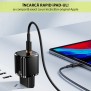 Incarcator Priza 1xUSB-C PD 20W + Cablu Lightning 1.2m - Usams (XFKXLOGTL01) - Black