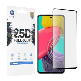 Folie pentru Samsung Galaxy M53 5G - Lito 2.5D FullGlue Glass - Black