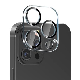 Folie pentru iPhone 14 Pro / 14 Pro Max - Lito S+ Camera Glass Protector - Black/Transparent
