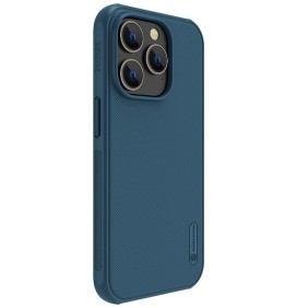Husa pentru iPhone 14 Pro - Nillkin Super Frosted Shield Pro - Blue