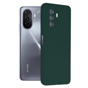 Husa pentru Huawei nova Y70 - Techsuit Soft Edge Silicone - Dark Green