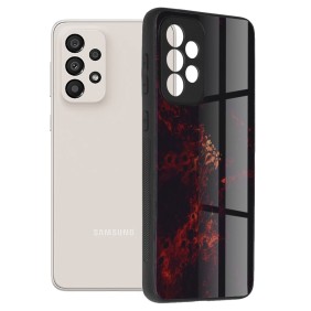 Husa pentru Samsung Galaxy A33 5G - Techsuit Glaze Series - Red Nebula