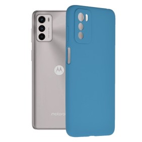 Husa pentru Motorola Moto G42 - Techsuit Soft Edge Silicone - Denim Blue